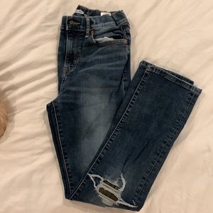 Old Navy boys size 14 karate slim jeans built in flex max,indigo,only worn 2X